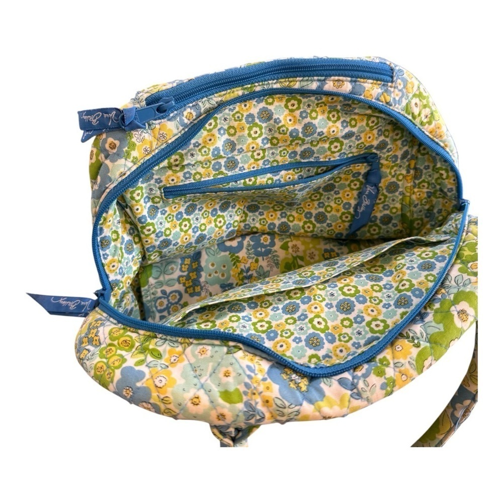 Vera Bradley Med Bowler Bag in English Meadows Print - Picture 8 of 9